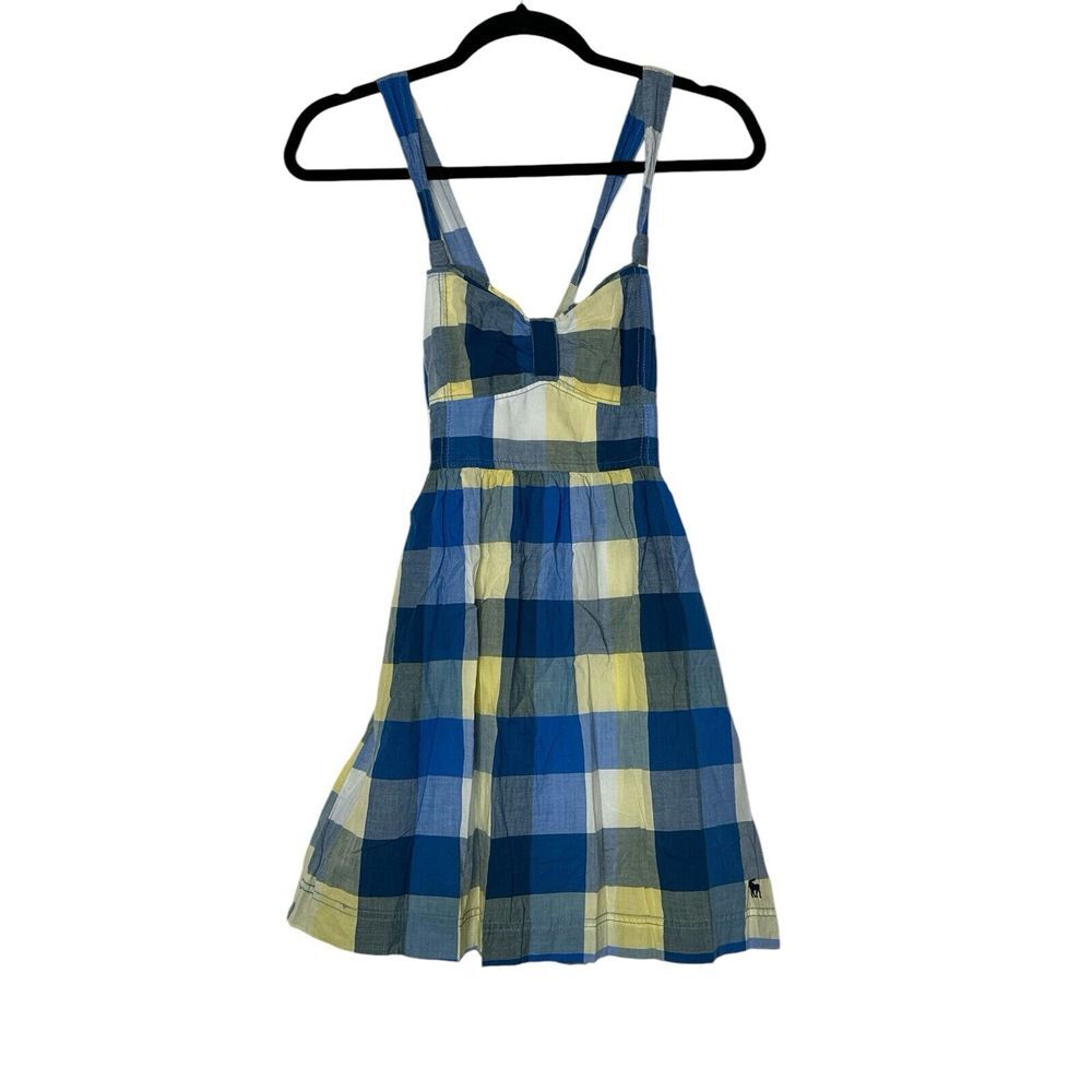 Vtg Y2K Abercrombie & Fitch Sleeveless Dress Medium  Coquette Sleeveless Stretch